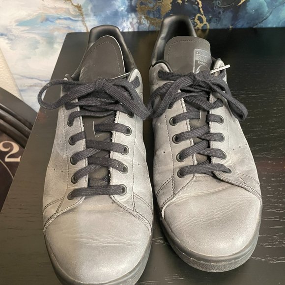 Adidas Stan Smith Black.Carbon - Sz 11.5 - Picture 2 of 5